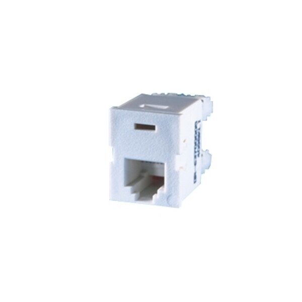 1-PORT MOD JACK 110 6W6P UTP, USOC TRACJACK, FOG WHITE, Ortronics, Mfr#: 63700005